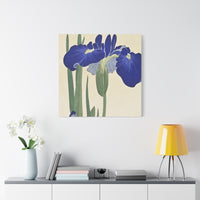 Thumbnail for Japanese Blue Irises Canvas Wall Art