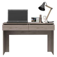 Thumbnail for Clio Light Gray Computer Desk with Two Drawers-4