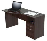 Thumbnail for Espresso Finish Wood Curved Top Writing Desk-3