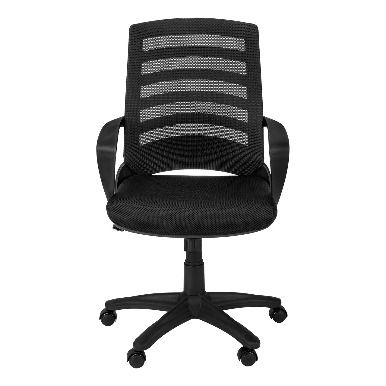 24.25" x 24" x 37.75" Black Foam Metal Nylon  Multi Position Office Chair-0