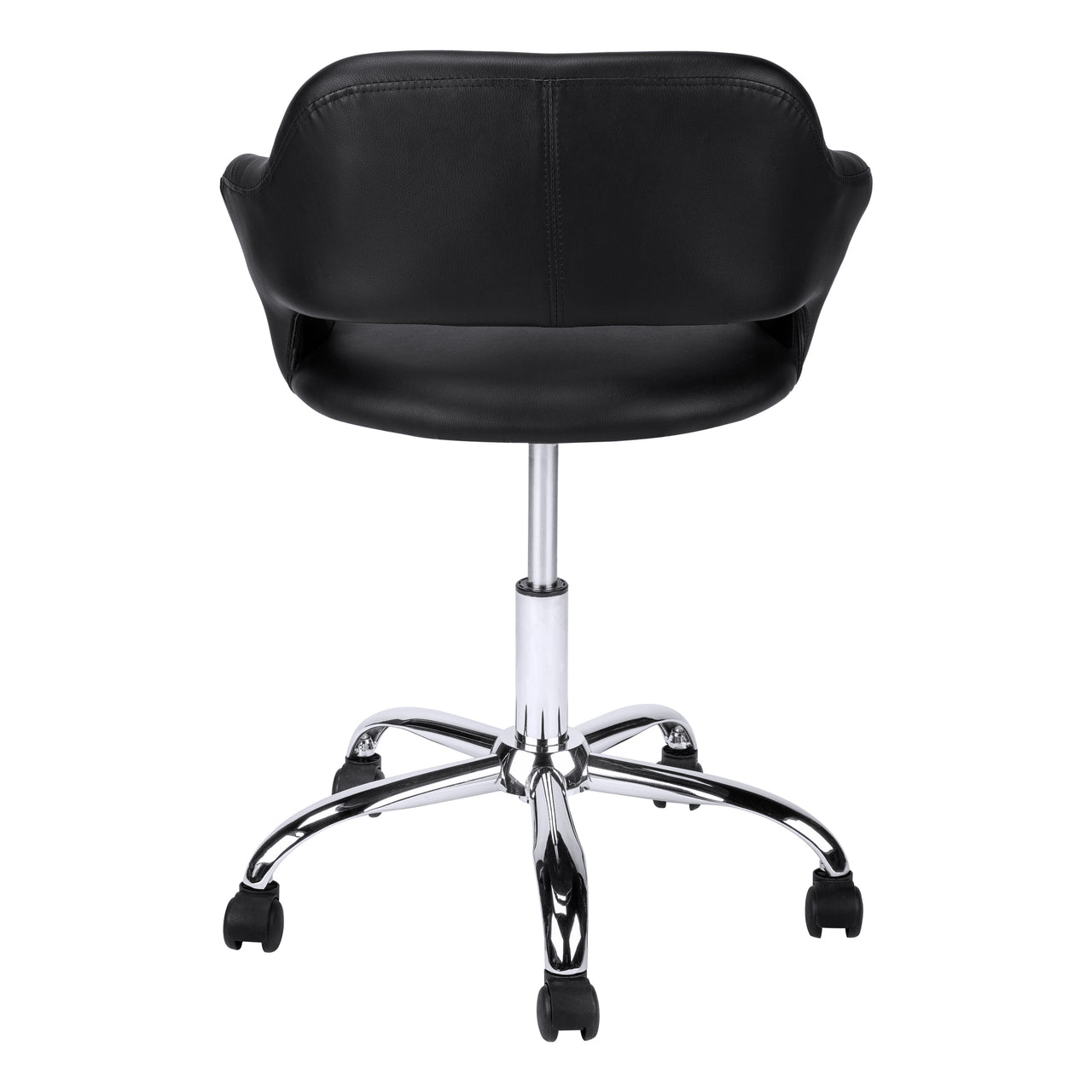 21" x 22.5" x 29" BlackChrome Metal Hydraulic Lift Base  Office Chair-1
