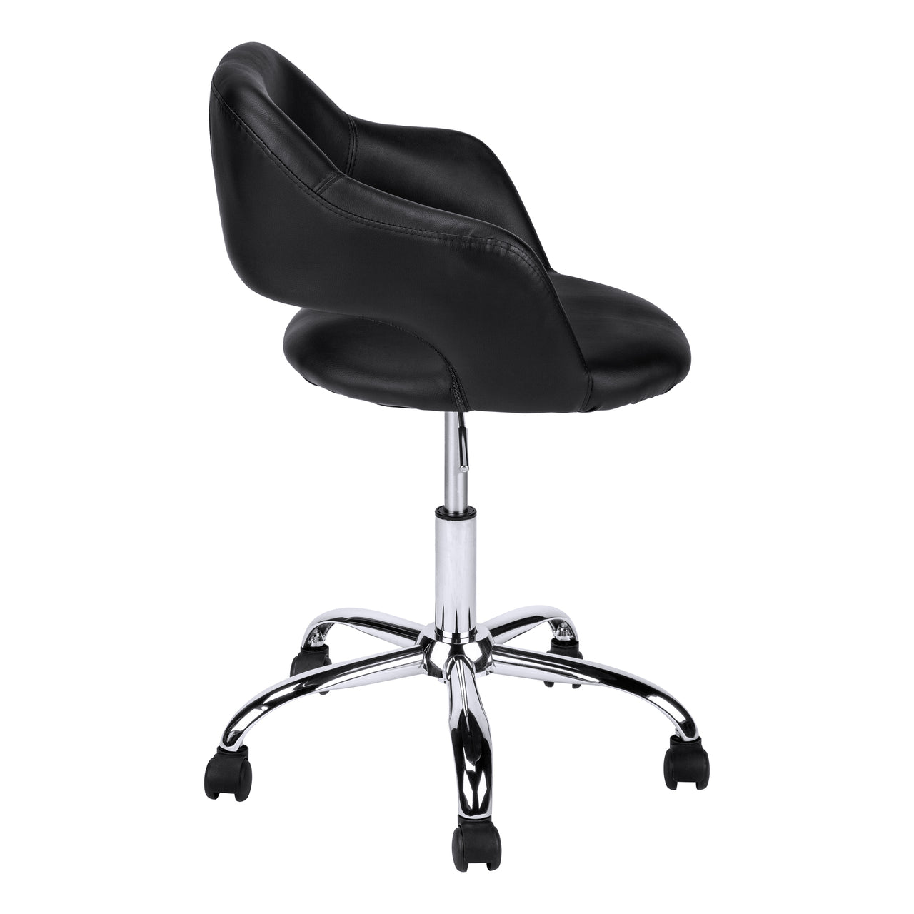 21" x 22.5" x 29" BlackChrome Metal Hydraulic Lift Base  Office Chair-2