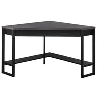 Thumbnail for Black and Grey Top Corner Computer Desk-0