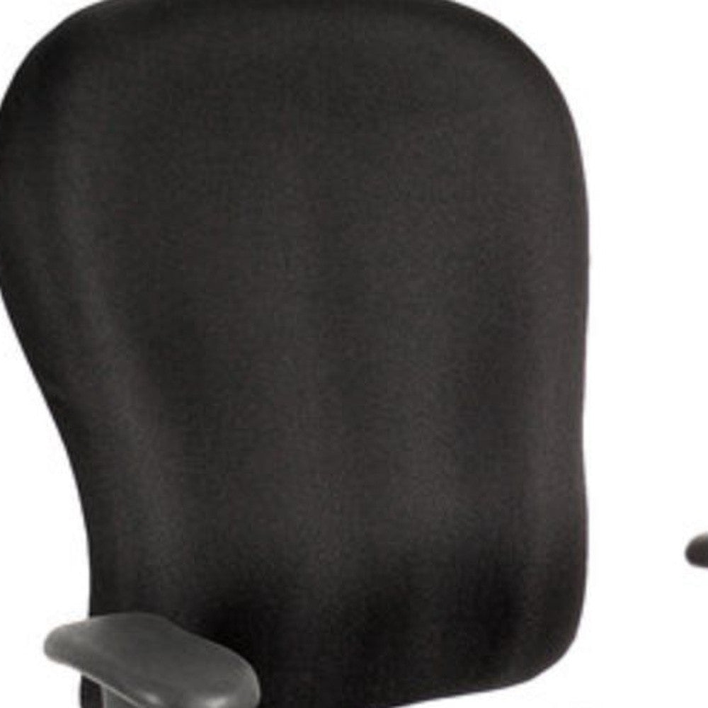 29" x 26" x 40.5" Black Fabric Chair-0