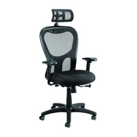 Thumbnail for Black Mesh Fabric Rolling Office Desk  Chair-2