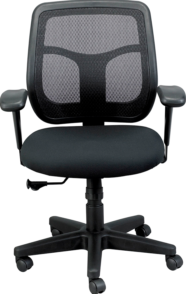 26" x 30" x 36"  Black Mesh   Fabric Chair-1