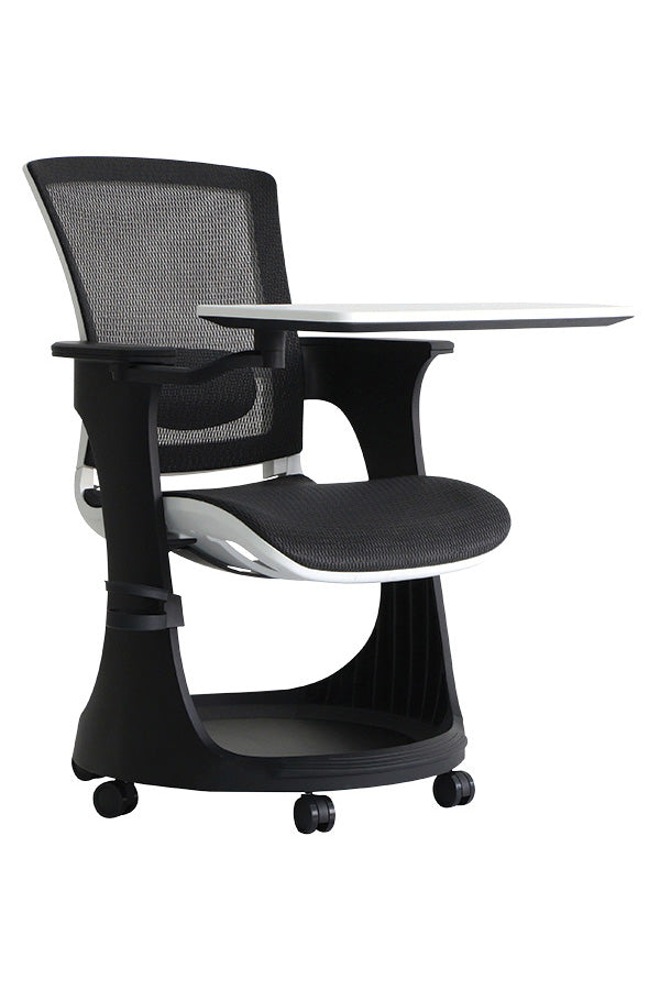 25" x 25.4" x 36.8" Black Elastic Mesh Seat and Back Chair-0