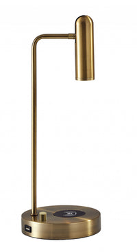 Thumbnail for Ultra Sleek Brass Metal LED Desk Lamp-1