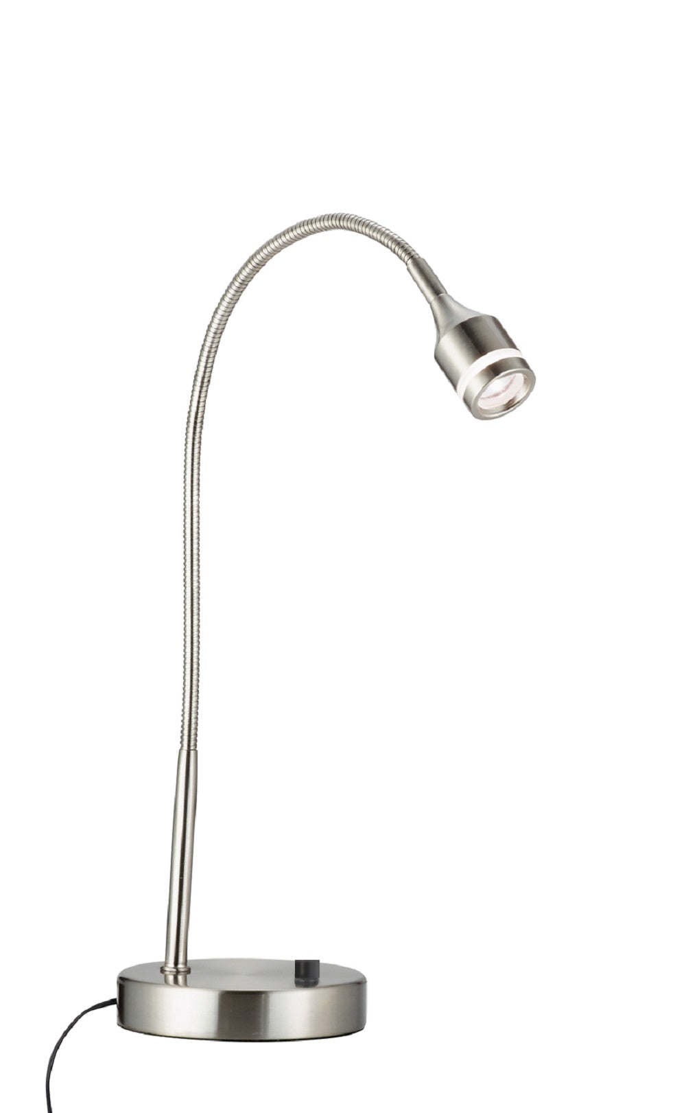Brushed Steel Metal LED Adjustable Desk Lamp-0
