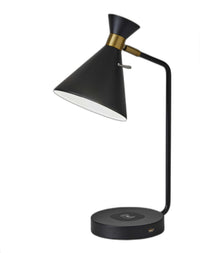 Thumbnail for Asymmetrical Diabolo Black Metal Desk Lamp-3
