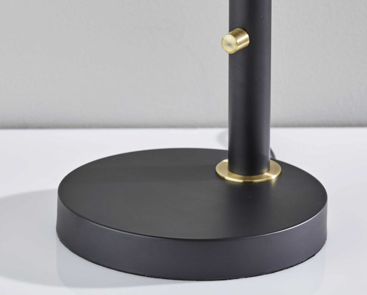 Brass Cinch Black Metal Adjustable Desk Lamp-2