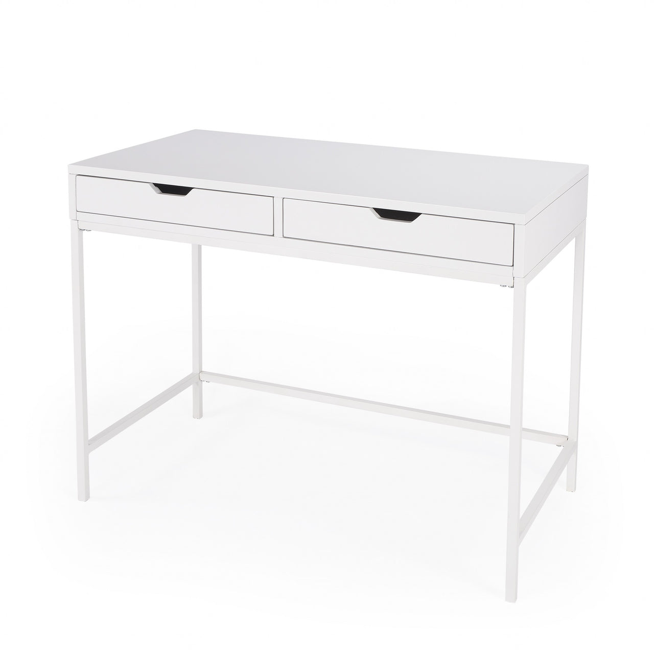 Modern Glossy White Desk-0