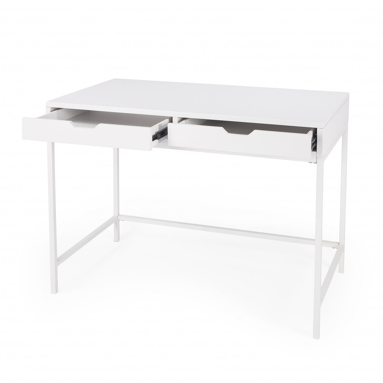 Modern Glossy White Desk-2