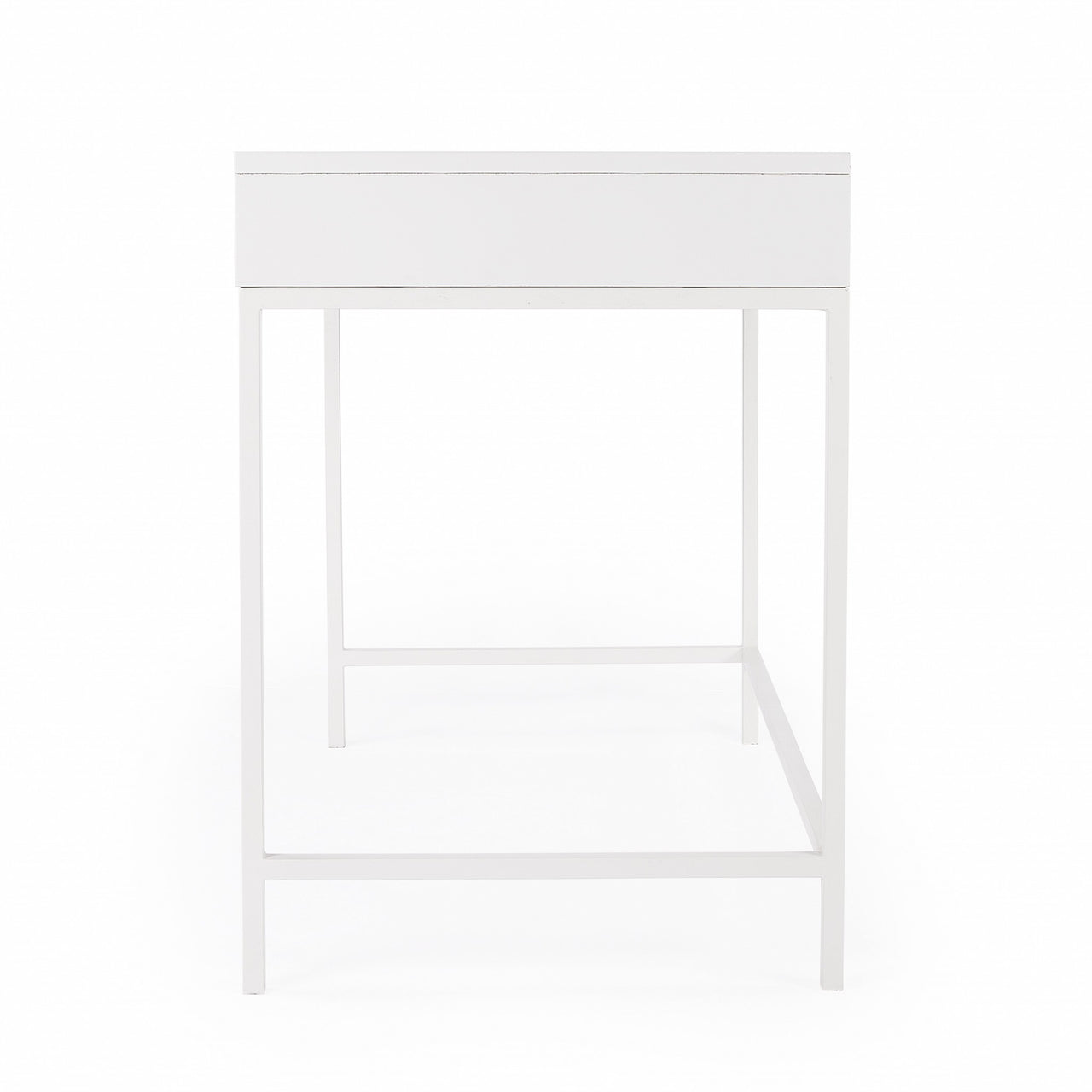 Modern Glossy White Desk-4