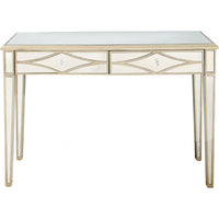 Thumbnail for Champagne Finish Console Mirror Table-0