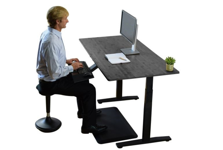 Premier Black Dual Motor Electric Office Adjustable Standing Desk-3