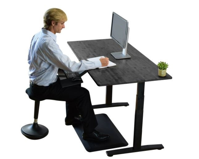 Premier Black Dual Motor Electric Office Adjustable Standing Desk-2