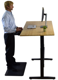 Thumbnail for Natural Bamboo Dual Motor Electric Office Adjustable Computer Desk-1