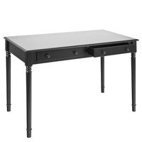 Thumbnail for Satin Black Desk with Drawers-2