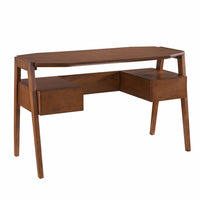 Thumbnail for Tobacco Brown Modern Writing Desk with Storage-4