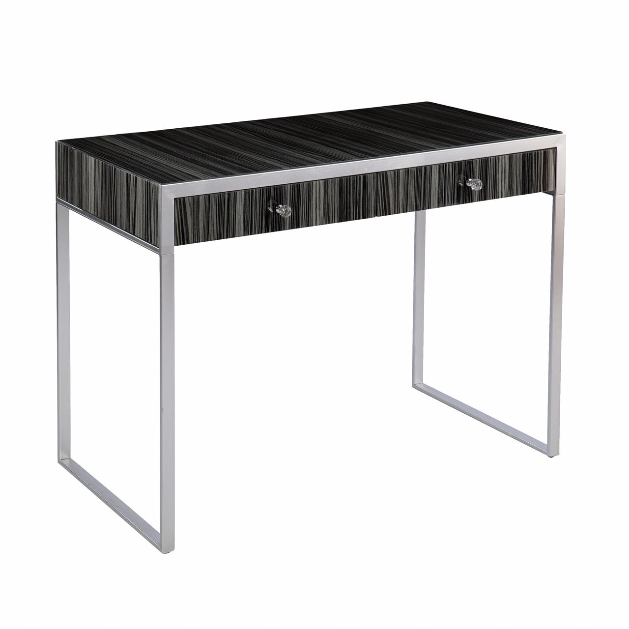Black And Silver Writing Desk-4