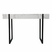 Thumbnail for White Faux Marble Topped Desk-3