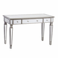 Thumbnail for Silver Matte Mirrored Writing Desk-2