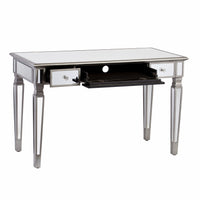 Thumbnail for Silver Matte Mirrored Writing Desk-3