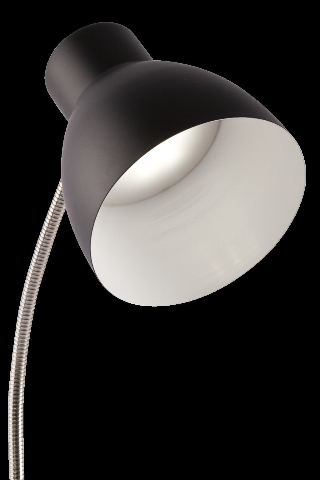 Black Matte and Silver LED Adjustable Desk Lamp-2