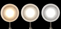 Thumbnail for Brushed Silver LED Adjustable Desk Lamp-1