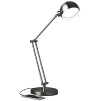 Thumbnail for Brushed Nickel LED Adjustable Desk Lamp-0