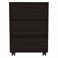 Thumbnail for Black Three Drawer Rolling Cabinet-1