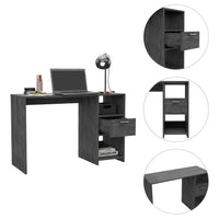 Thumbnail for Boko Gray Oak Modern Computer Desk-3