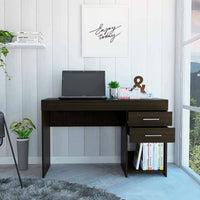 Thumbnail for Deon Black Two Drawer Computer Desk-2