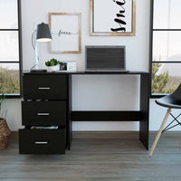Thumbnail for Echo Black Computer Desk with Three Drawers-2