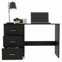 Thumbnail for Echo Black Computer Desk with Three Drawers-4