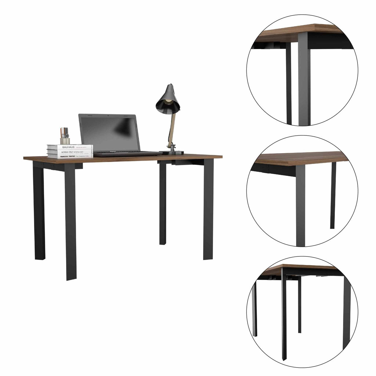 Minimalist Black Computer Table Desk-2