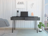 Thumbnail for Roxy Gray Computer Desk with Two Drawers-2