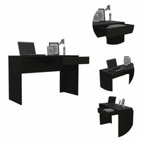 Thumbnail for Clio Black Computer Desk with Drawer-3