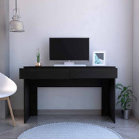 Thumbnail for Clio Black Computer Desk with Two Drawers-2