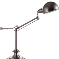 Thumbnail for Silver Metal Swing Arm Table Lamp-2