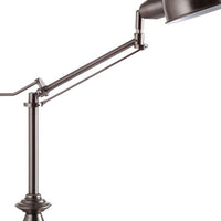 Thumbnail for Silver Metal Swing Arm Table Lamp-3