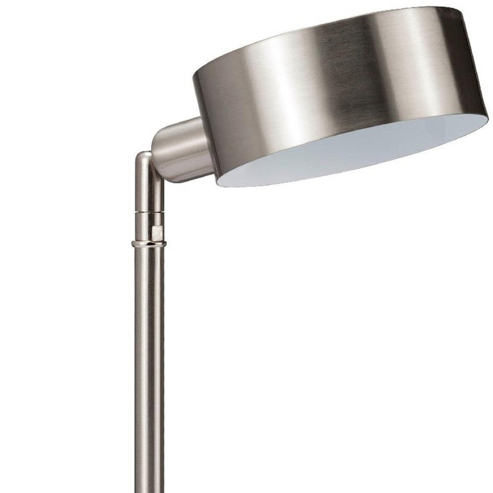 15 inch Silver Desk Lamp Closeup